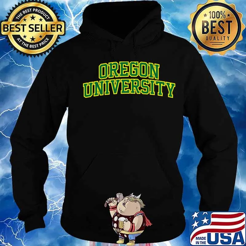 Official Oregon University Shirt Hoodie