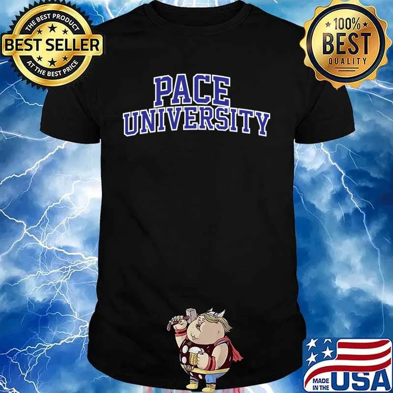 Official Pace University blue Shirt
