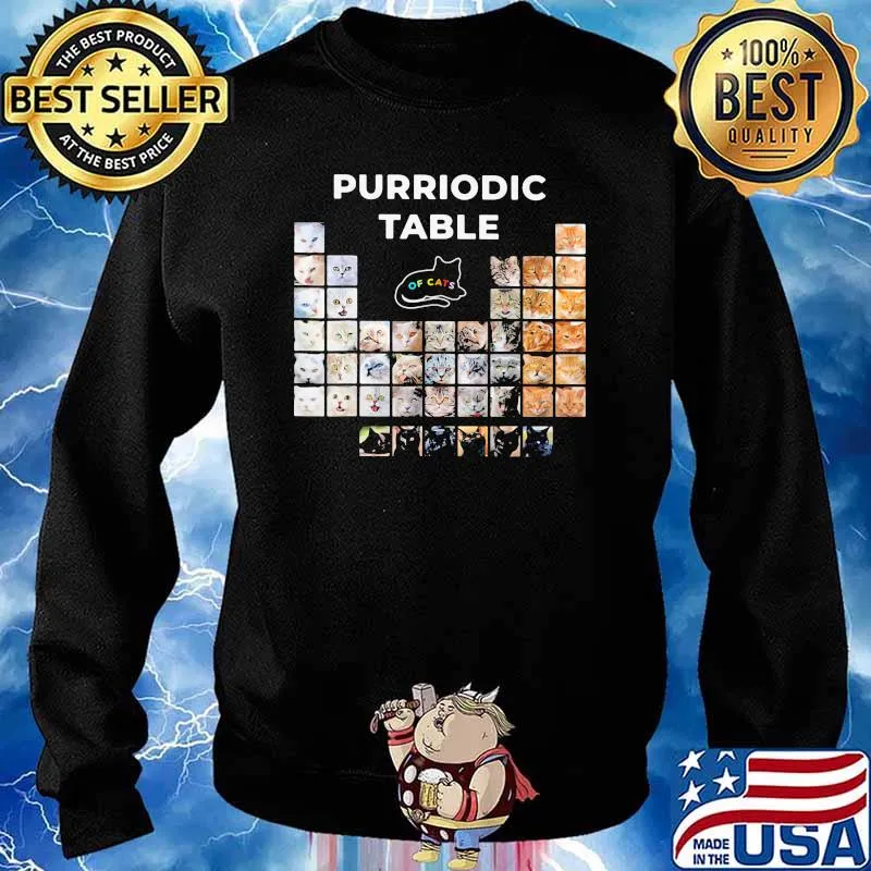 Official Purriodic table cat s Sweater