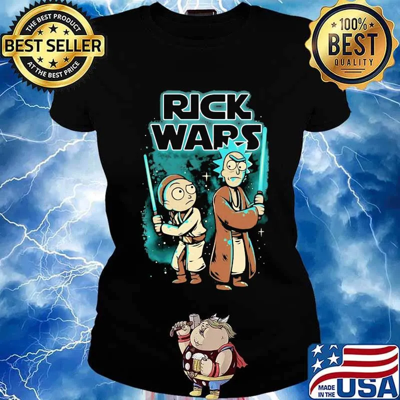 Official Rick And Morty Wars Shirt Ladies tee