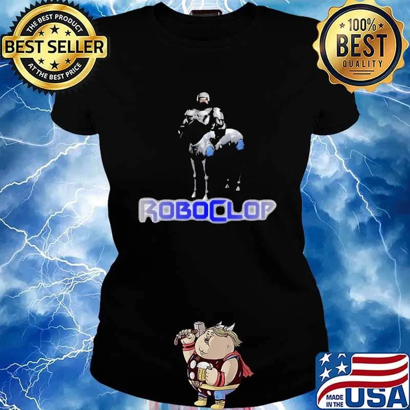 Official Roboclop Robot Police Shirt Ladies tee