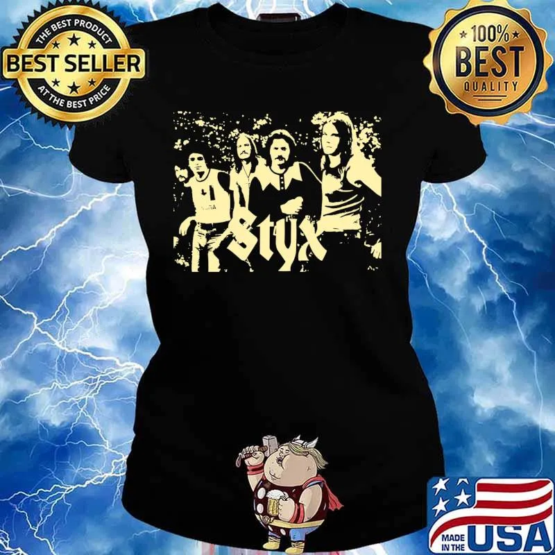 Official Styx Rock Band Shirt Ladies tee