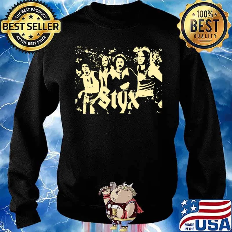 Official Styx Rock Band Shirt Sweater
