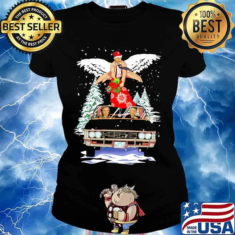 Official Supernatural Christmas s Ladies tee