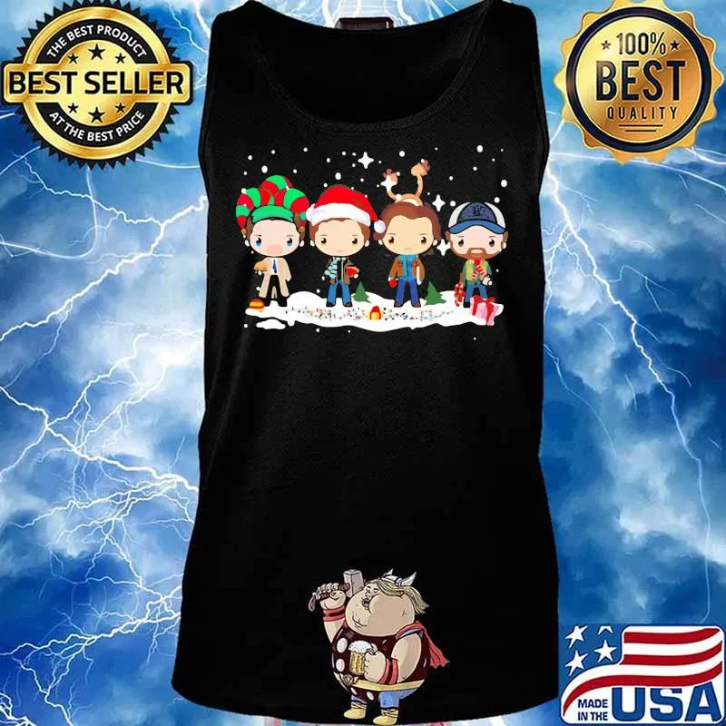 Official Supernatural merry Christmas s Tank top