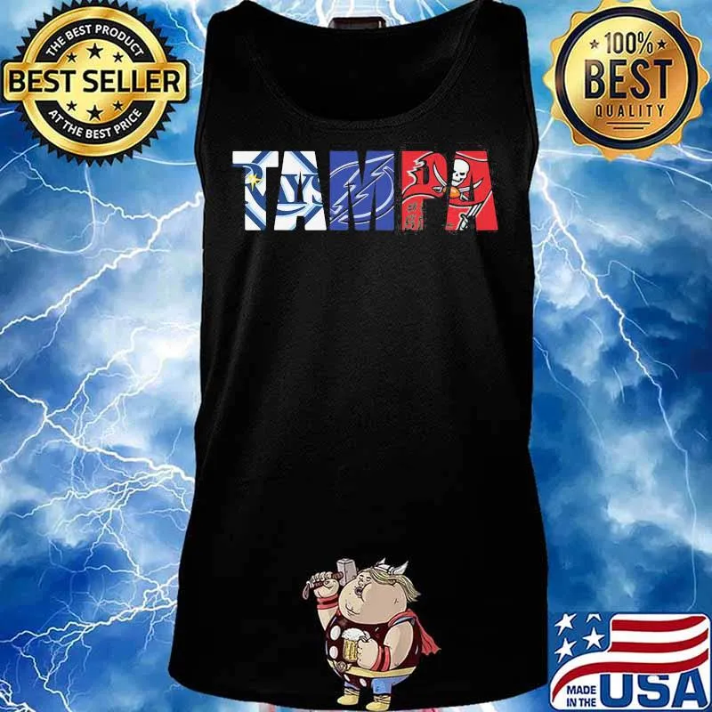 Official Tampa Football Bay Lightning Tampa Bay Buccaneers Shirt Tank top