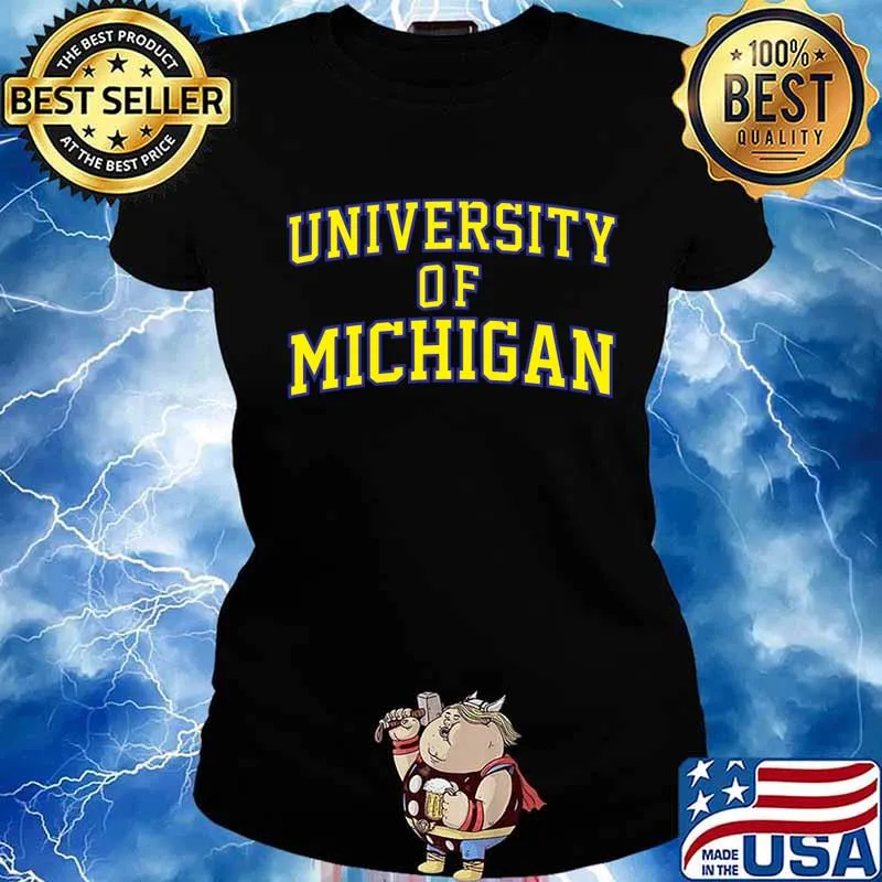 Official University Of Michigan Shirt Ladies tee