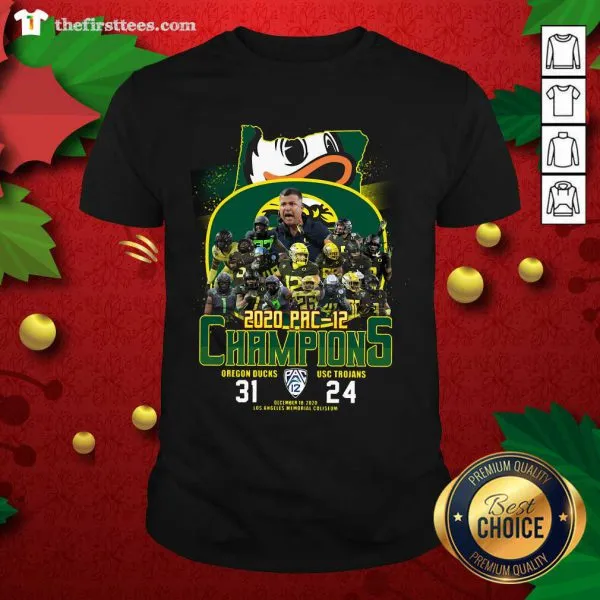 Original 2020 Pac 12 Champions Oregon Ducks Usc Trojans Shirt