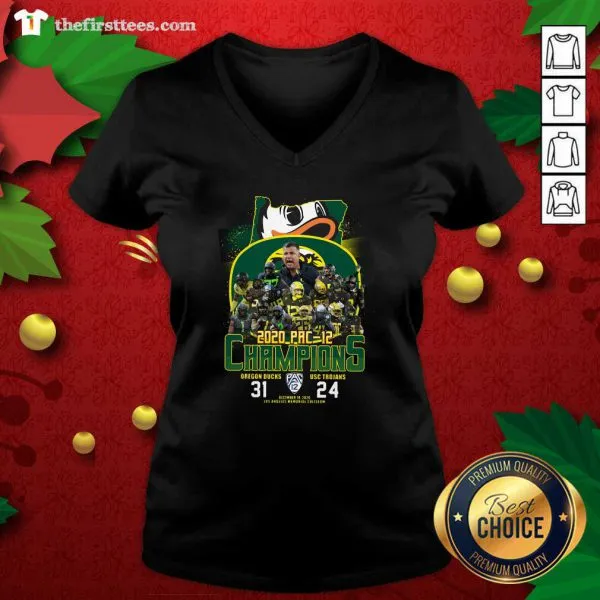 Original 2020 Pac 12 Champions Oregon Ducks Usc Trojans Shirt - Image 5