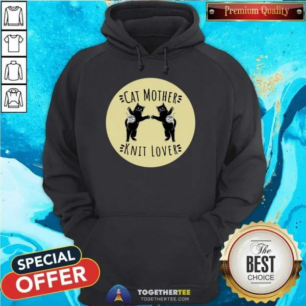 Original Cat Mother Knit Lover Shirt - Image 5