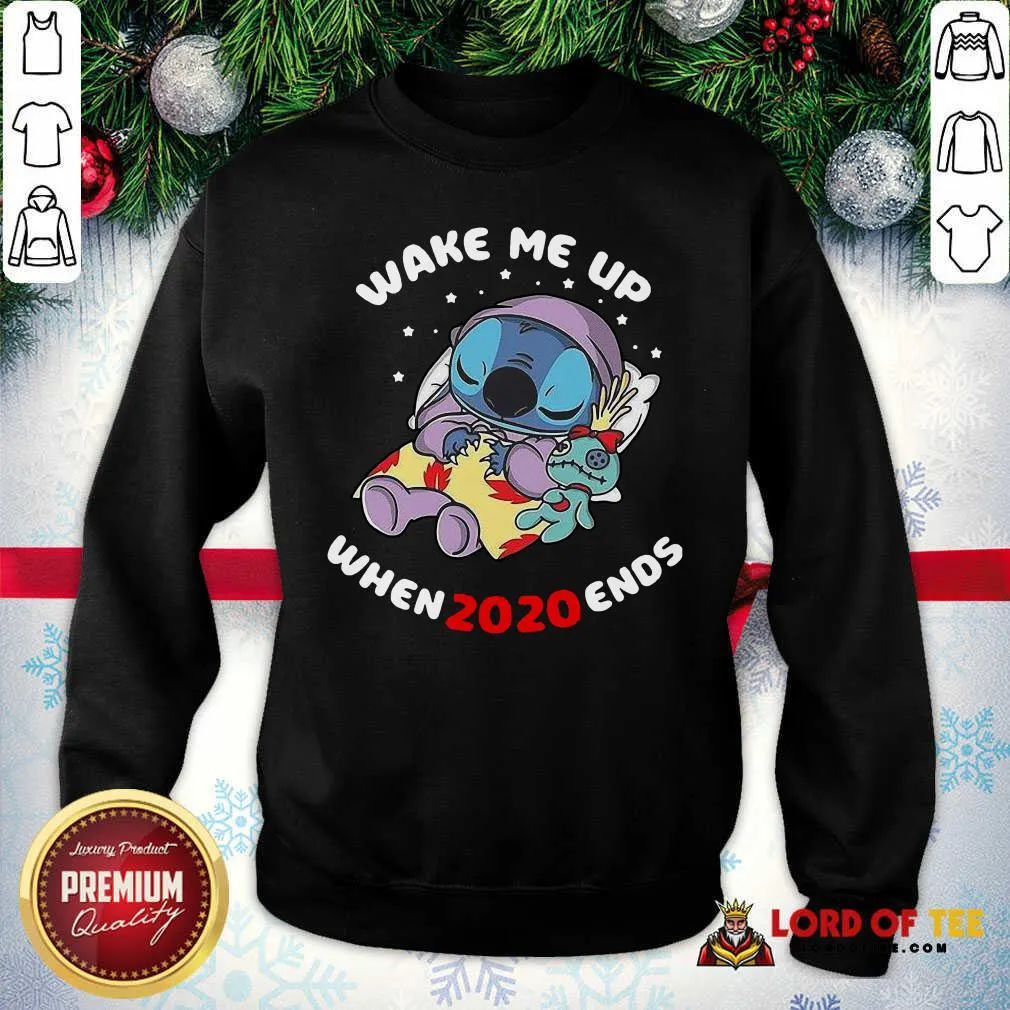 Perfect Stitch Wake Me Up When 2020 Ends Shirt - Image 5