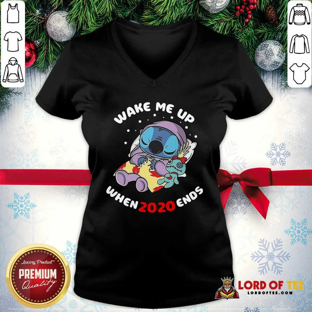 Perfect Stitch Wake Me Up When 2020 Ends Shirt - Image 3