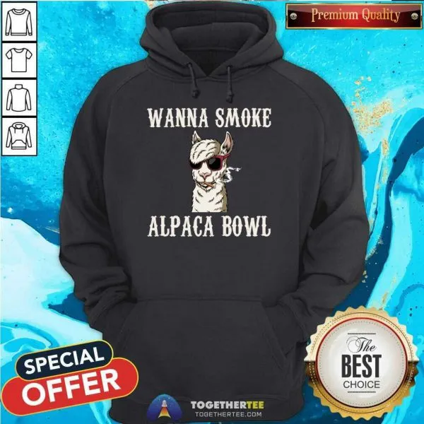 Premium Wanna Smoke Alpaca Bowl T-Shirt - Image 5
