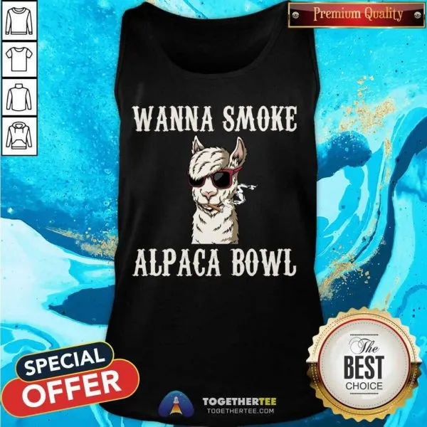 Premium Wanna Smoke Alpaca Bowl T-Shirt - Image 3