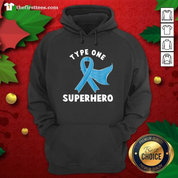 Pretty Type One Superhero Diabetes Awareness Diabetic Shirt - Image 5