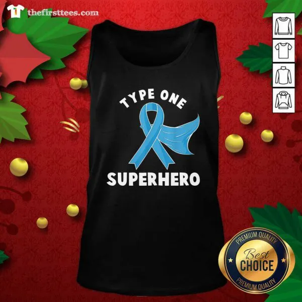 Pretty Type One Superhero Diabetes Awareness Diabetic Shirt - Image 4