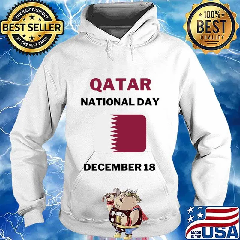Qatar National Day 2020 December 18 Qatar Flag Shirt Hoodie