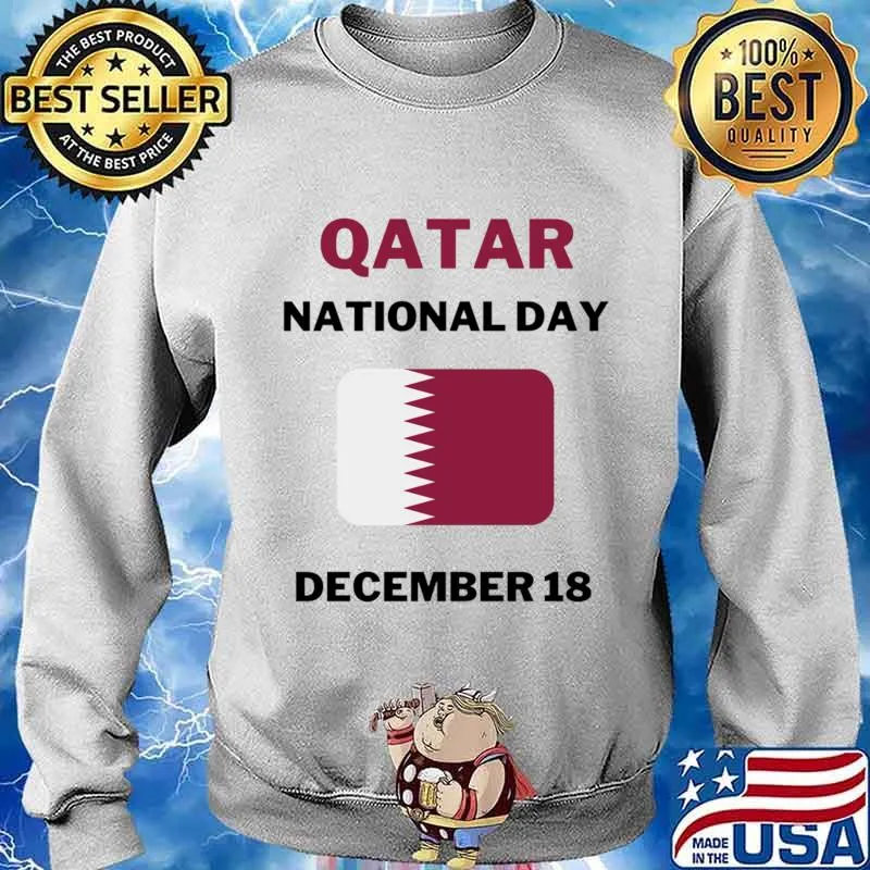 Qatar National Day 2020 December 18 Qatar Flag Shirt Sweater