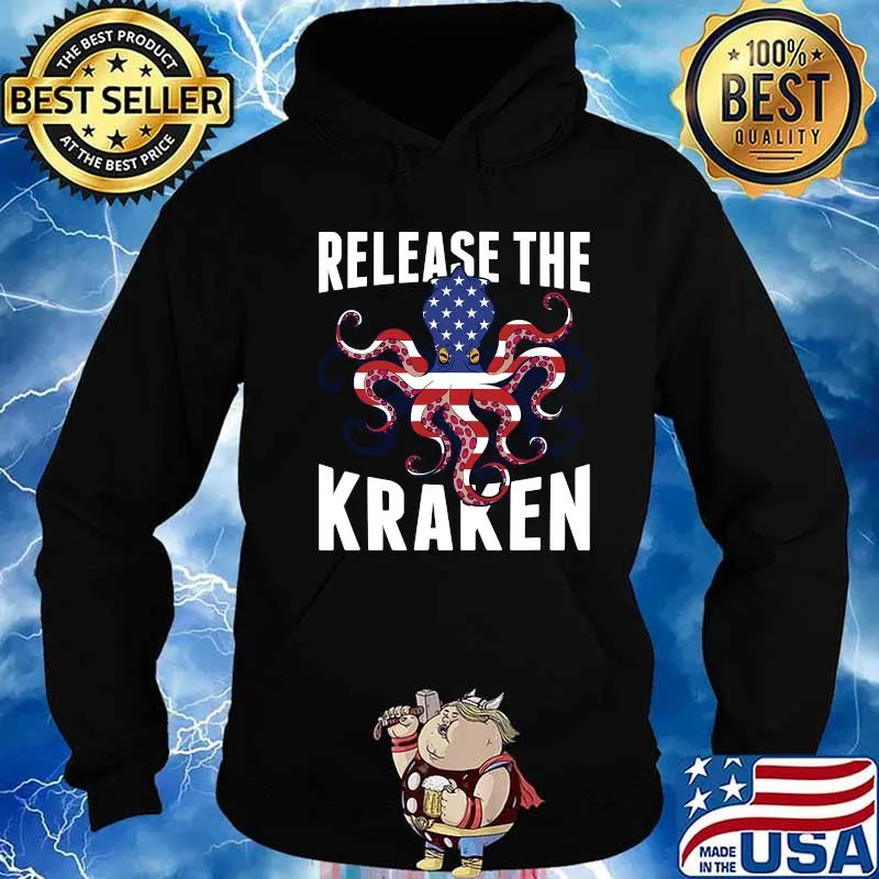 Release The Kraken Trump Biden Usa Elections Octopus Shirt Hoodie
