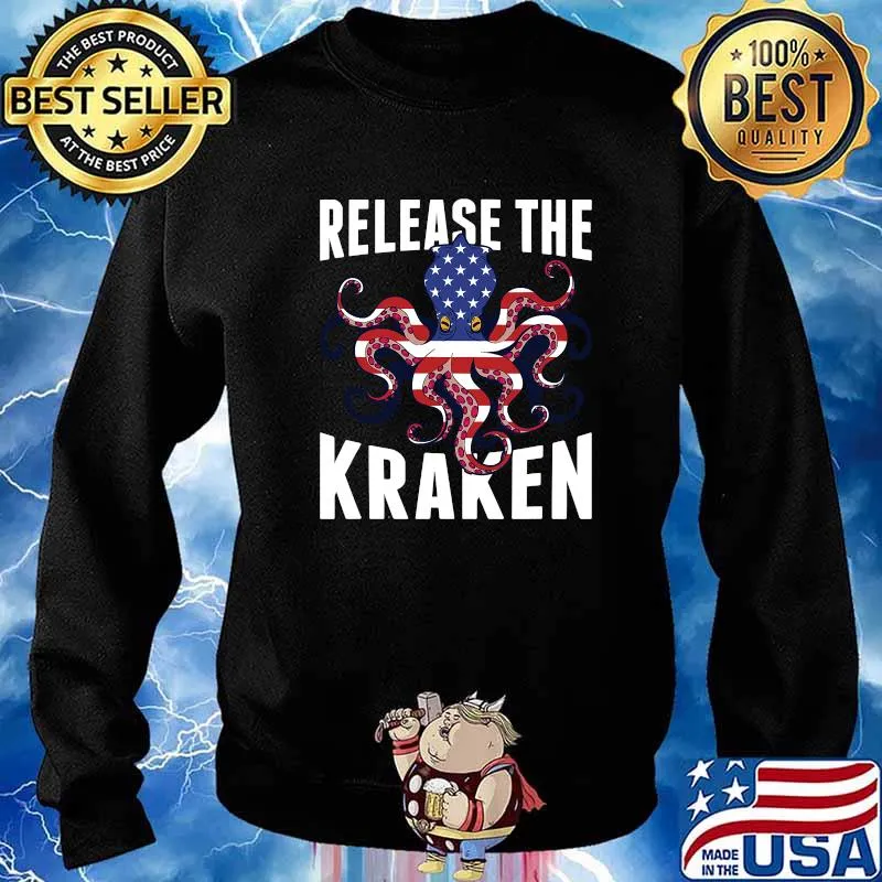 Release The Kraken Trump Biden Usa Elections Octopus Shirt Sweater
