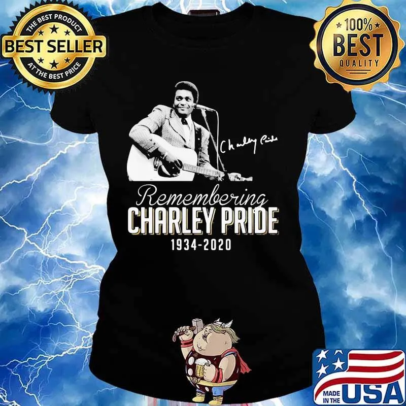 Remembering Charley Pride 1934 2020 Guitar Signature Shirt Ladies tee