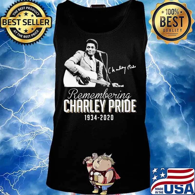 Remembering Charley Pride 1934 2020 Guitar Signature Shirt Tank top