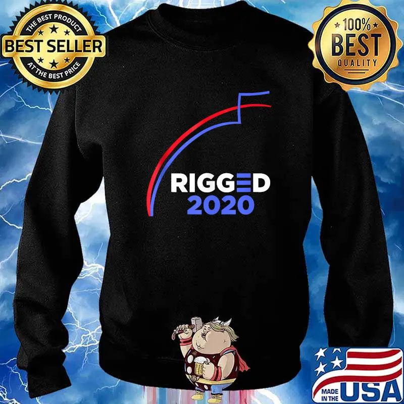 Rigged 2020 Election Fraud president Graphs show vote fraud s Sweater
