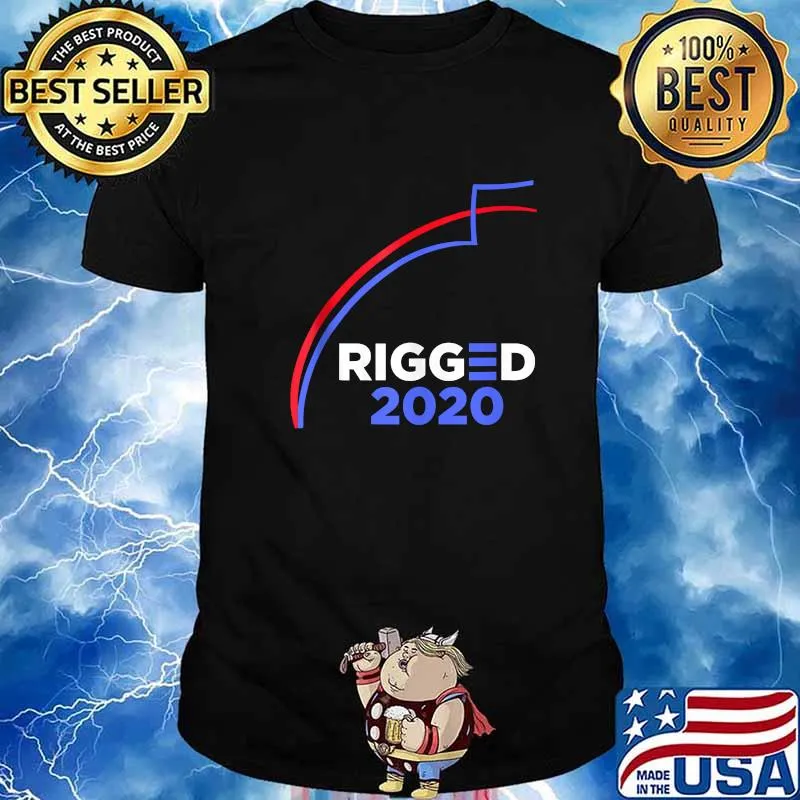 Rigged 2020 Election Fraud president Graphs show vote fraud shirt