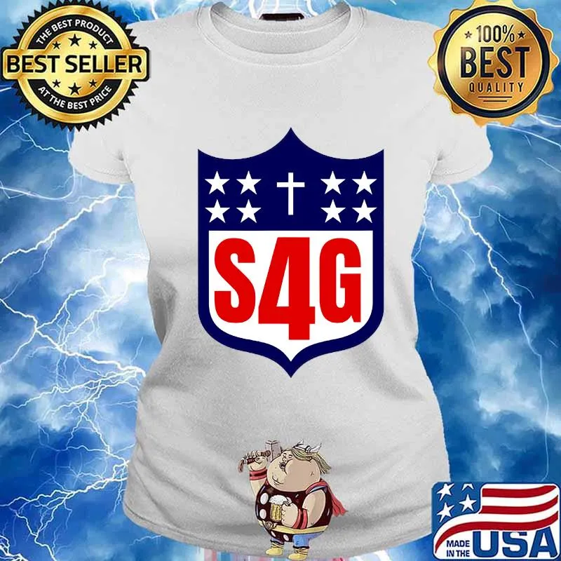 S4G Soulja 4 God Shield Faith Christian Spiritual Shirt Ladies tee