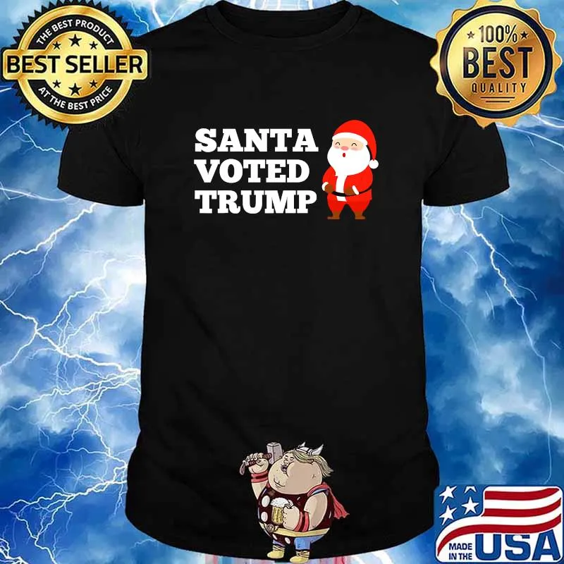 Santa Voted Trump Republican Christmas Shirt