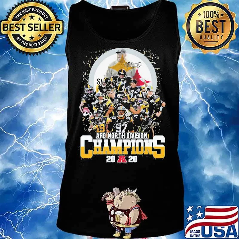 Signature Player Team Steelers Football Afc North Division Champion 2020 Shirt Tank top