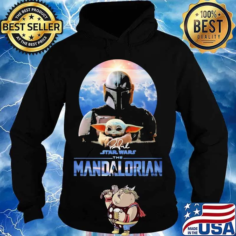 Signature Star Wars The Mandalorian Yoda Shirt Hoodie