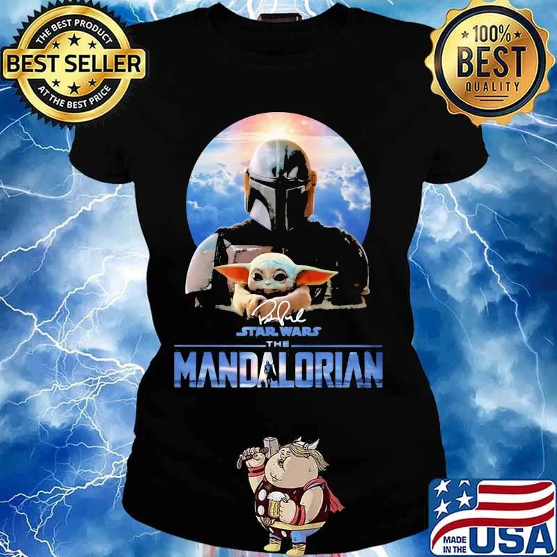 Signature Star Wars The Mandalorian Yoda Shirt Ladies tee