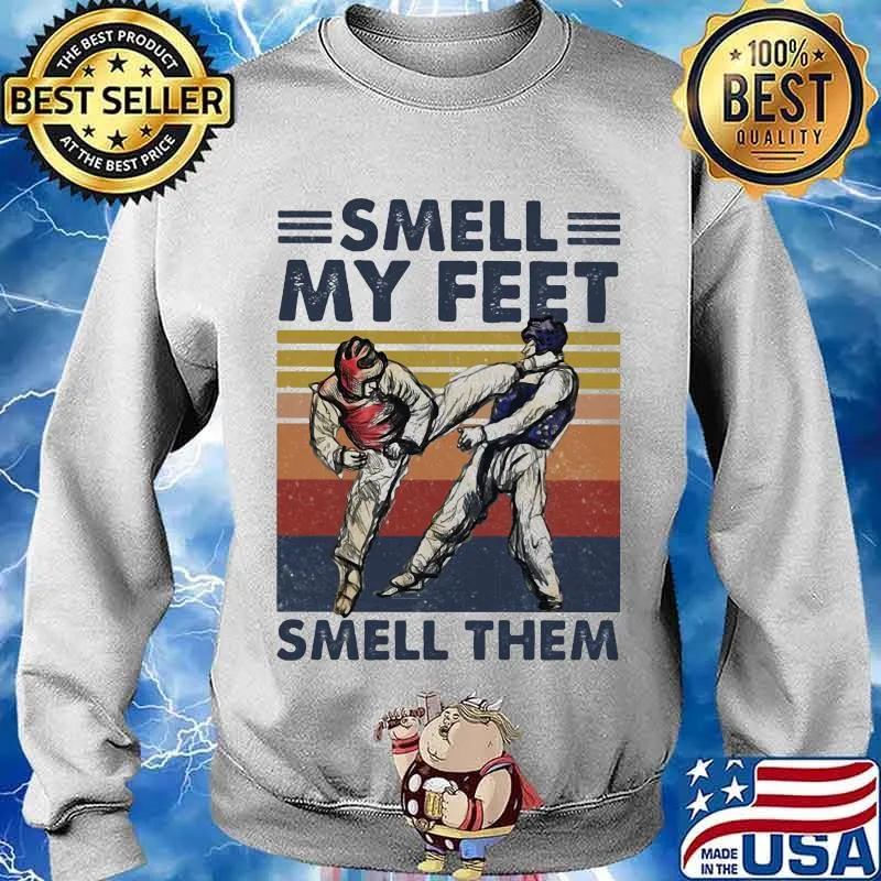 Smell My Feet Smell Them Boxing Vintage Shirt Sweater