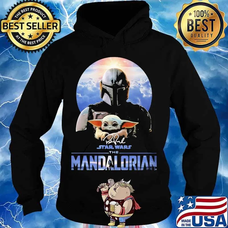 Star War The Mandalorian Baby Yoda Signature Shirt Hoodie