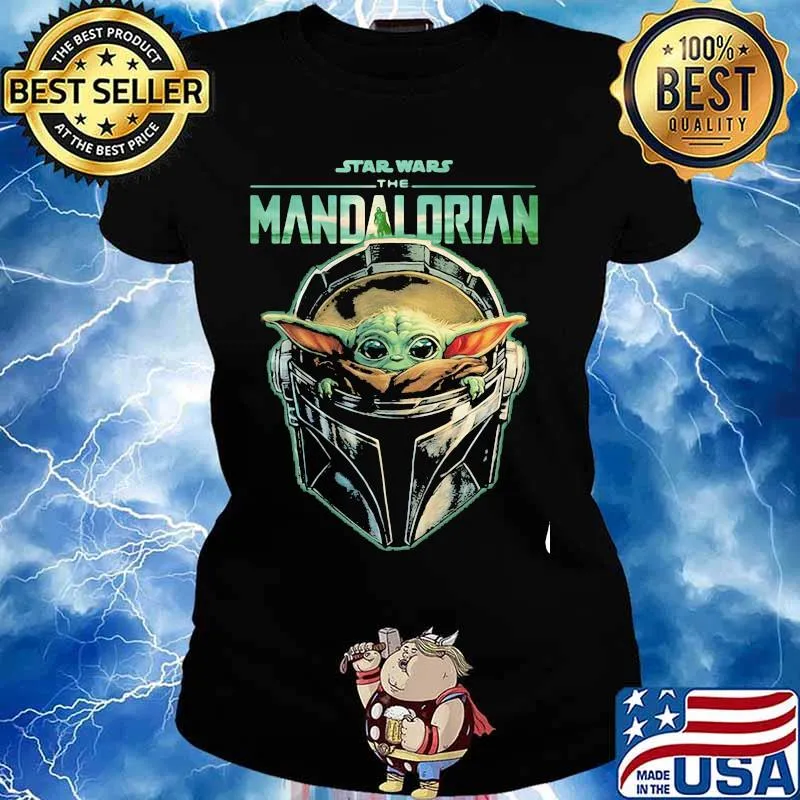 Star Wars The The Mandalorian Baby Yoda Shirt Ladies tee