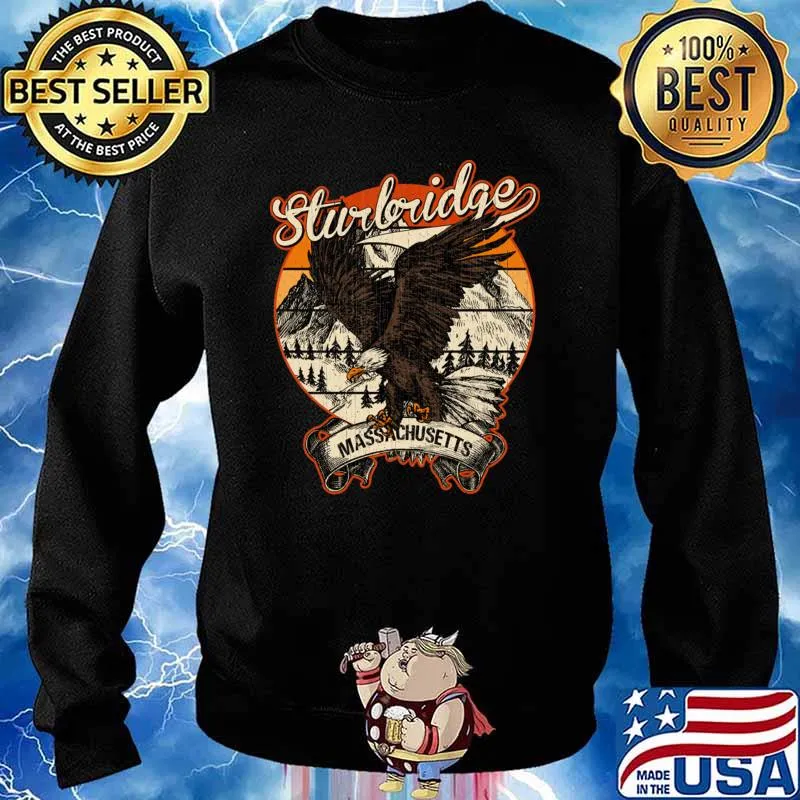 Sturbridge Massachusetts Bald Eagle Vintage Shirt Sweater