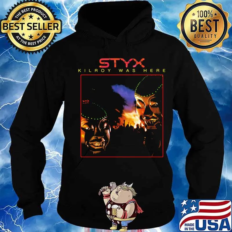 Styx Kilroy Was Here Pieces Of Eight Shirt Hoodie