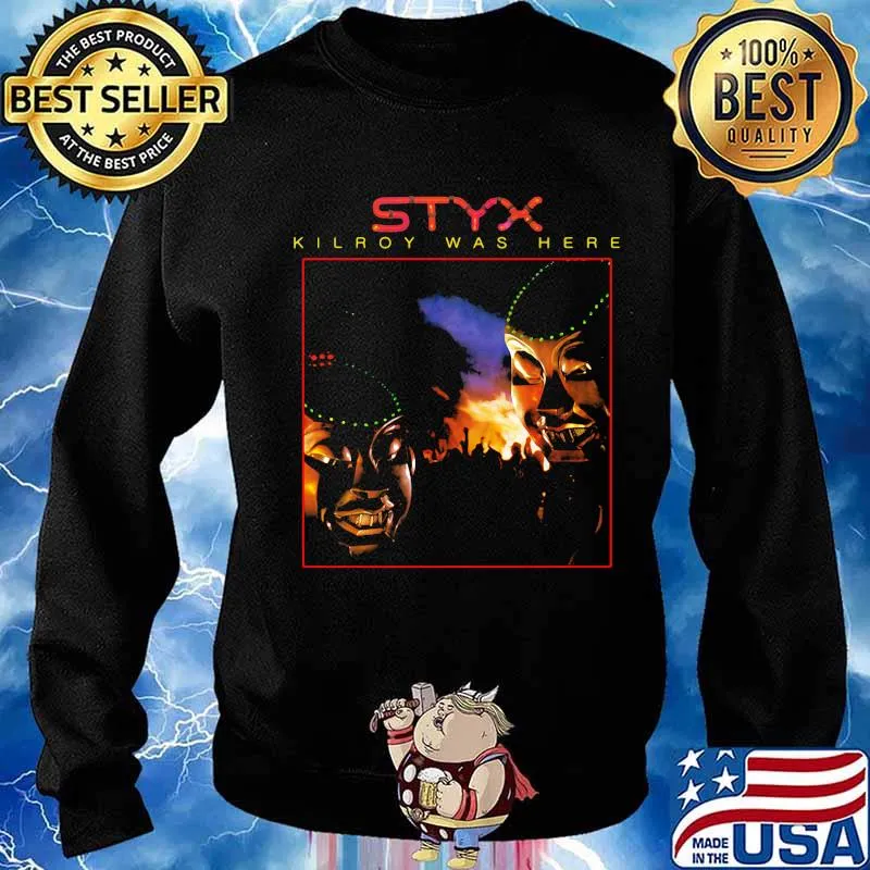 Styx Kilroy Was Here Pieces Of Eight Shirt Sweater