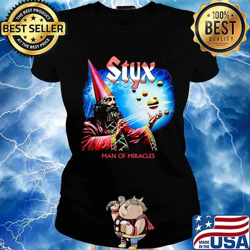 Styx Man Of Miracles Solar System Shirt Ladies tee