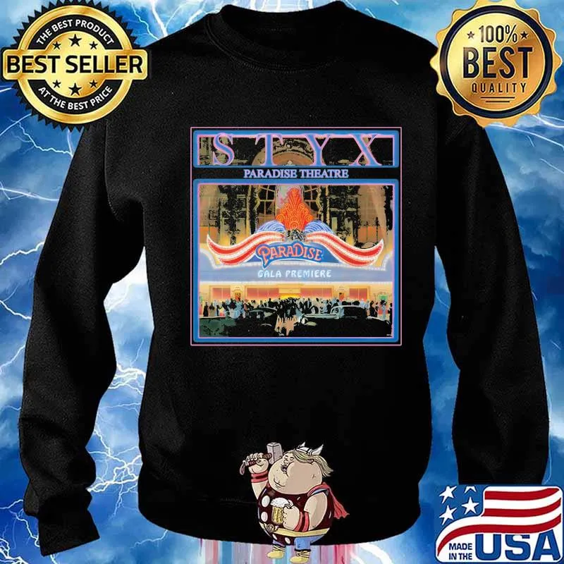 Styx Paradise Theatre Gala Premiere Pieces Of Eight Shirt Sweater