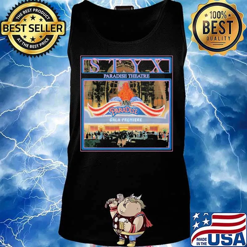 Styx Paradise Theatre Gala Premiere Pieces Of Eight Shirt Tank top