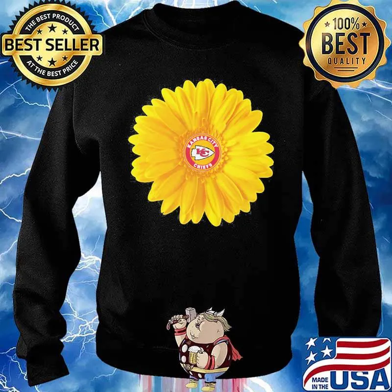 Sunflower Logo Kansas City Chiefs Football Shirt Sweater