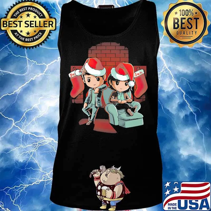 Supernatural De Sam Merry Christmas s Tank top