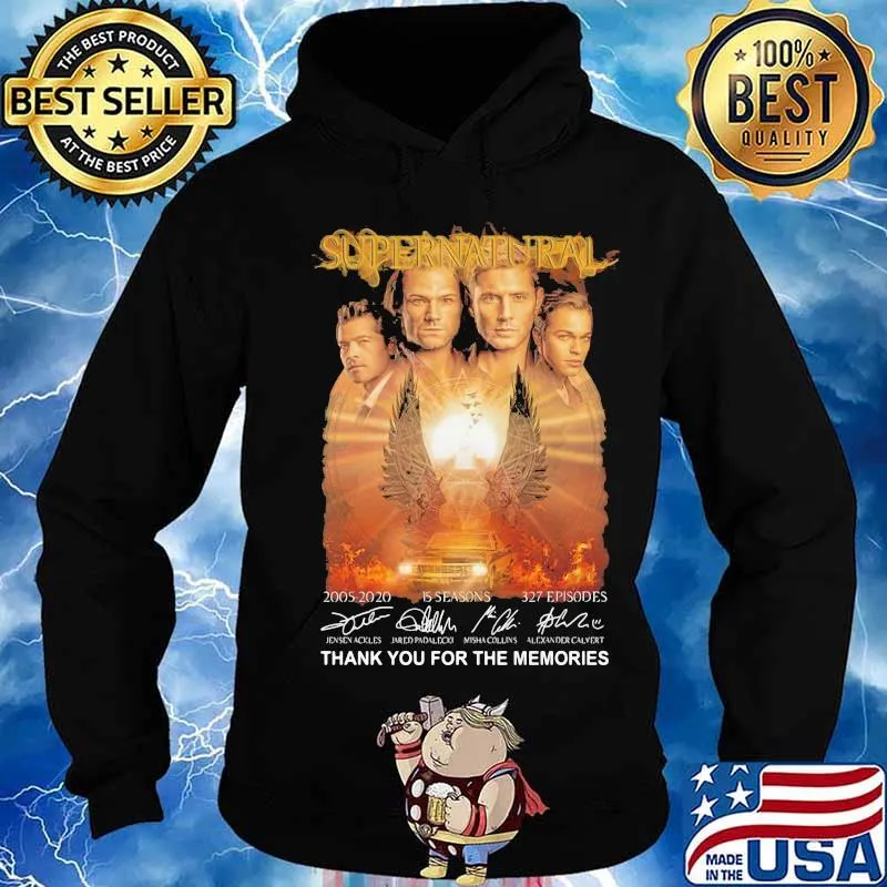 Supernatural Thank You For The Memories Signuature Shirt Hoodie
