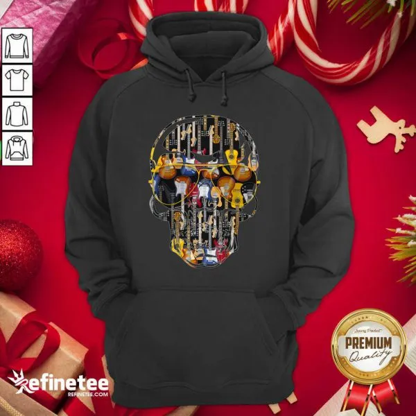 Supper Nice Skull Guitars Shirt - Image 5
