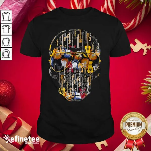 Supper Nice Skull Guitars Shirt