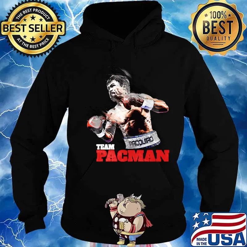 Team Many Pacquiao Pacman Boxing Martial Arts Shirt Hoodie