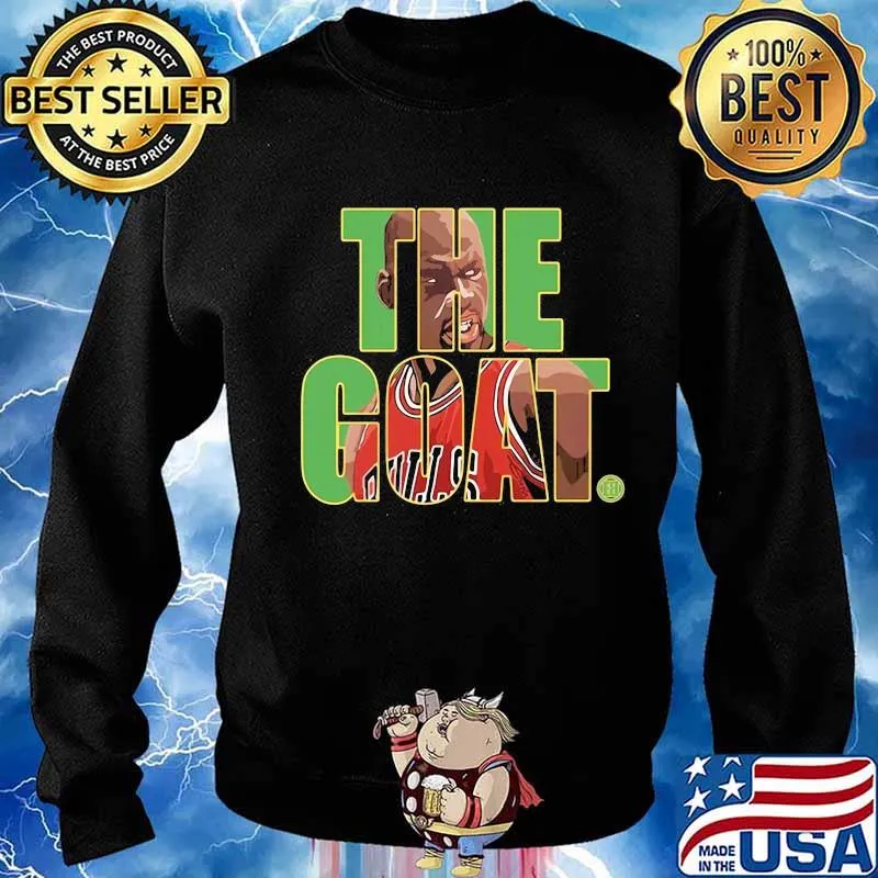 The Goat Chicago Bulls Basketball Team Shirt Sweater