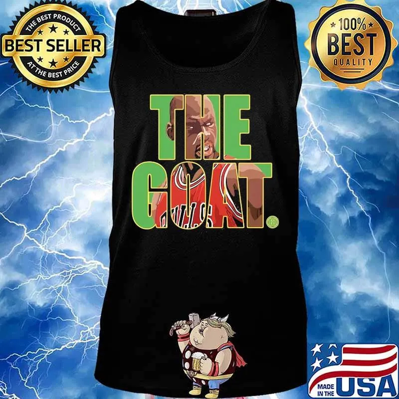 The Goat Chicago Bulls Basketball Team Shirt Tank top